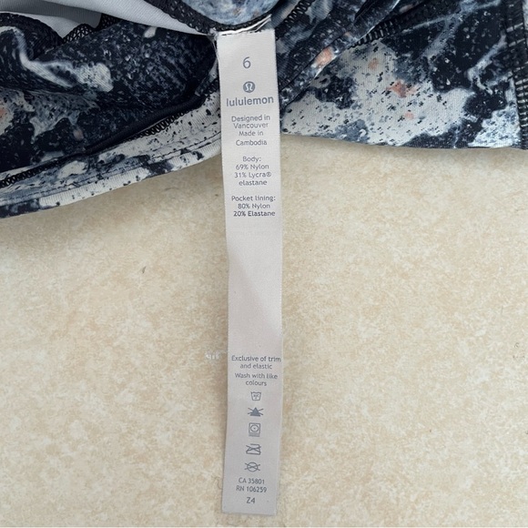 Lululemon Wunder Under Hi-Rise Tight Leggings Spring Bloom Multi 37633 - Picture 8 of 14